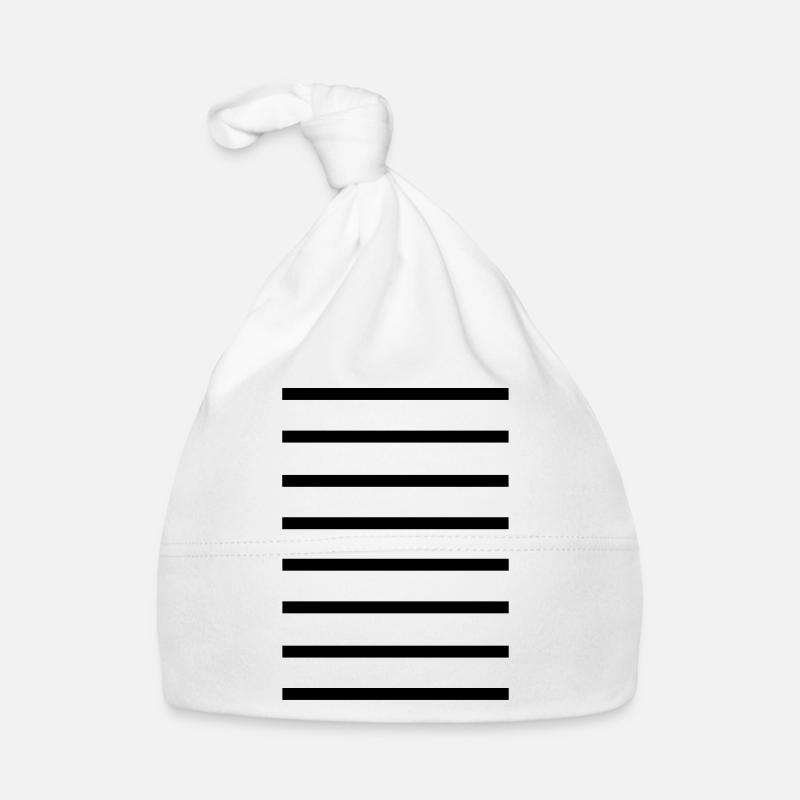 Linien Baby Bio-Mütze