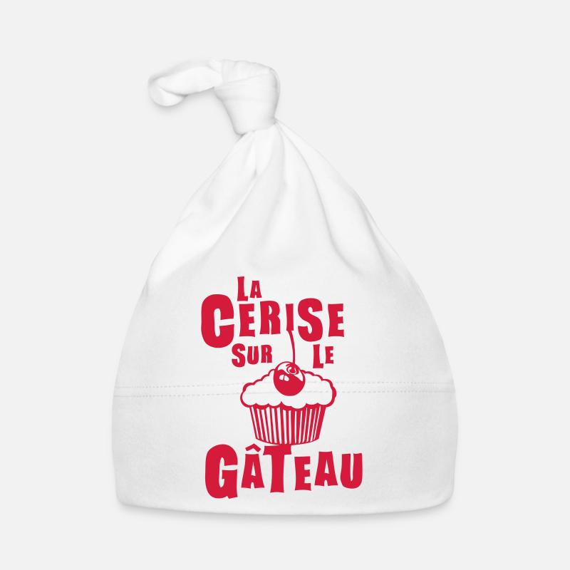 cerise sur gateau expression Bonnet bio Bébé