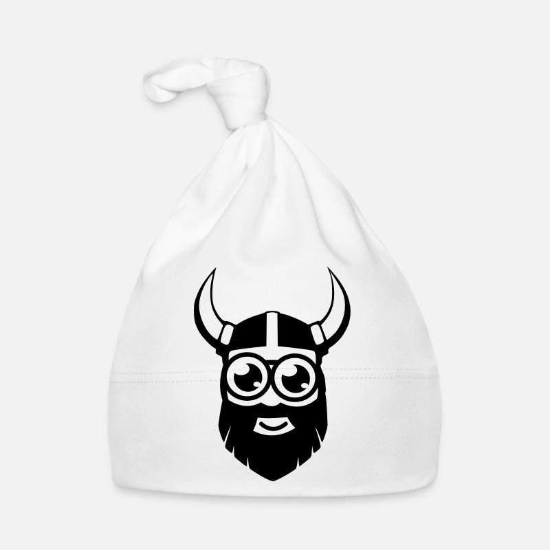 Kleiner Wikinger Baby Bio-Mütze