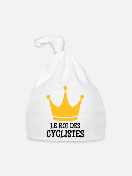 Cycling / Cyclist / Bike / Radfahren / Cyclisme - Organic Baby Cap - white - Front