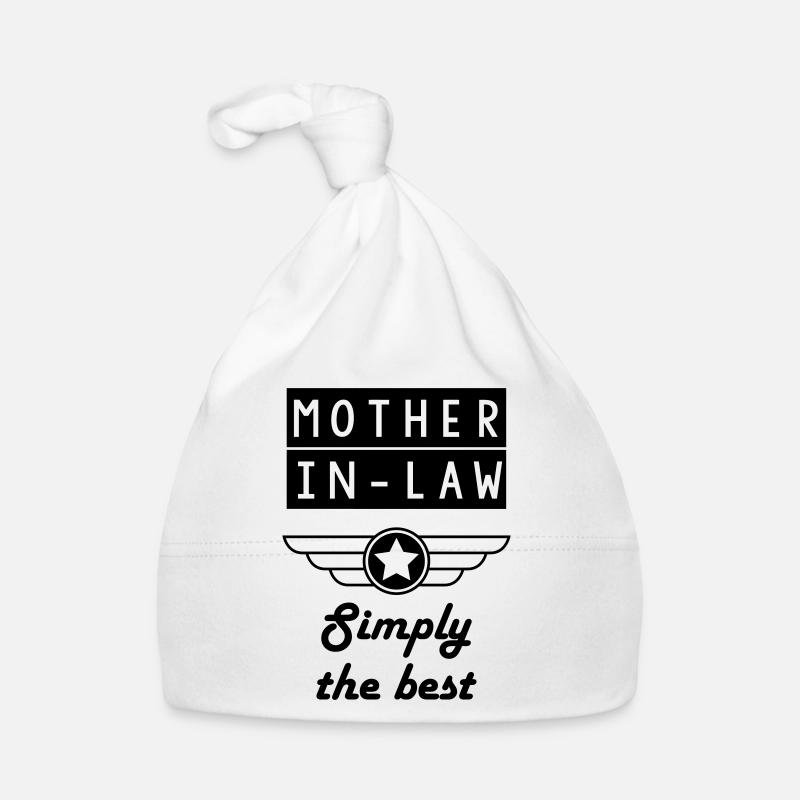 Mother in law / Schwiegermutter / Belle Mère Organic Baby Cap