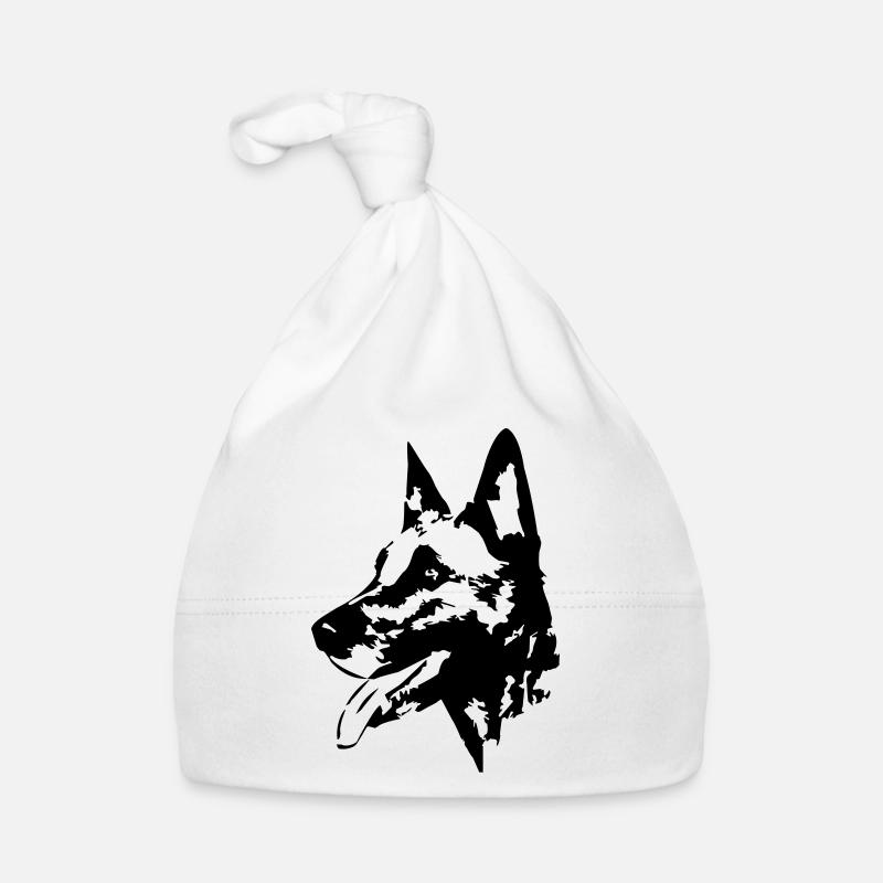 Malinois head Organic Baby Cap