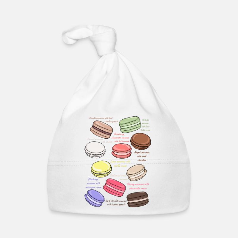 sweet macarons bakery Organic Baby Cap