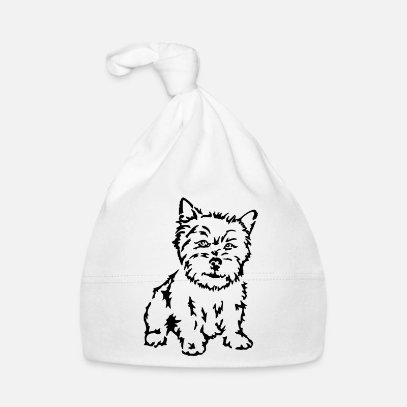 Terrier Baby Bio-Mütze