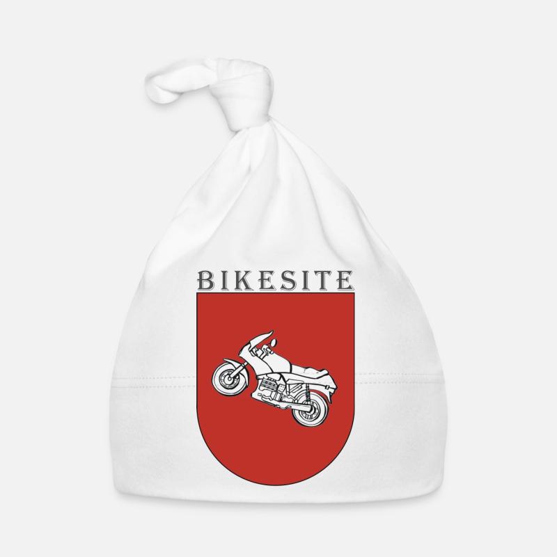 Bikesite NDS - Organic Baby Cap - white