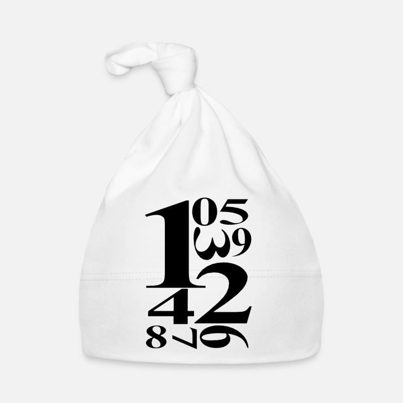 numbers Organic Baby Cap