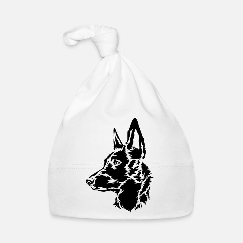 Malinois Shepherd Holland Herder Organic Baby Cap
