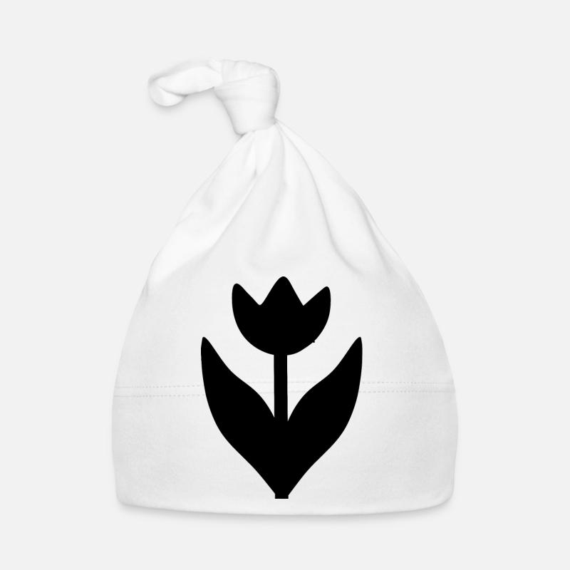Fleur Fleurs Noires Fleur De Tulipe Fleur De Tulipe Bonnet bio Bébé