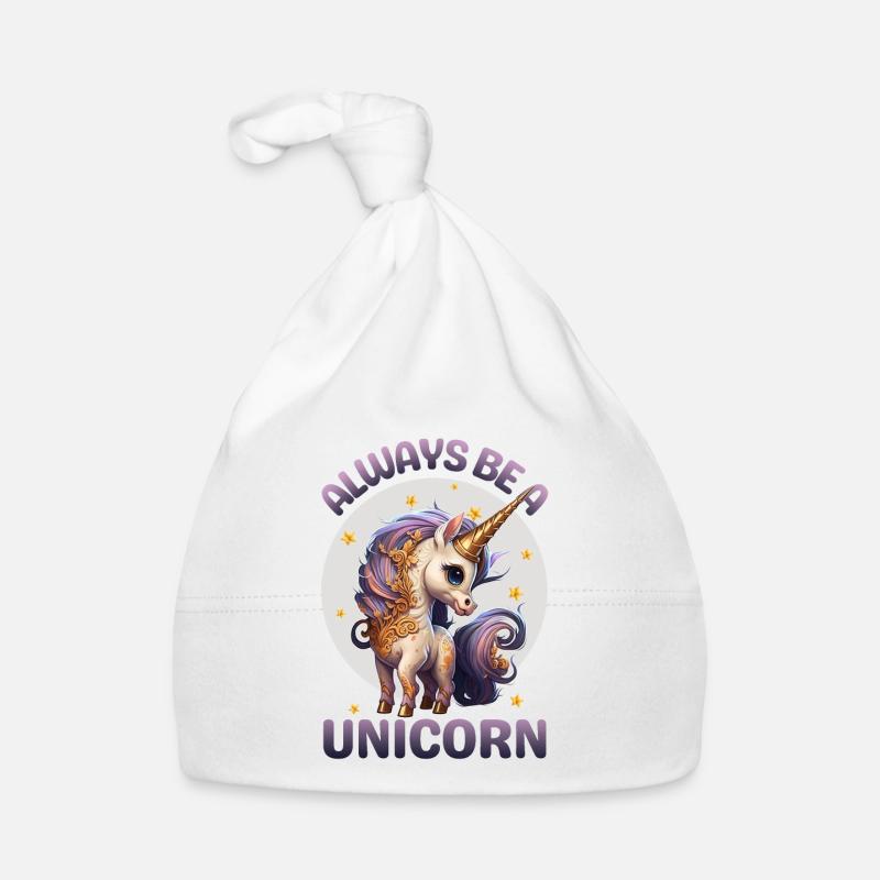 Sei immer ein Einhorn Baby Bio-Mütze