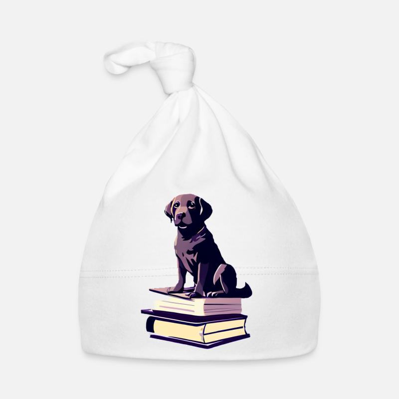 Hunde Buch Lesen Hundehalter Hund Bücher Labrador Baby Bio-Mütze