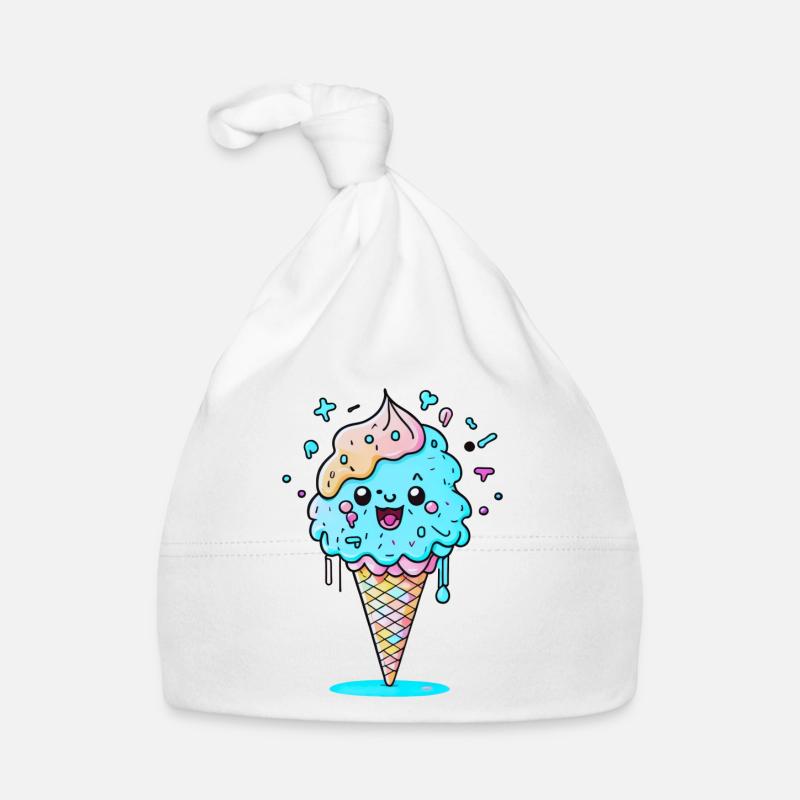 Eiswaffel Baby Bio-Mütze
