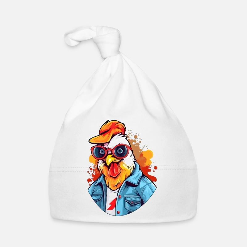 Zozo der Hahn Baby Bio-Mütze