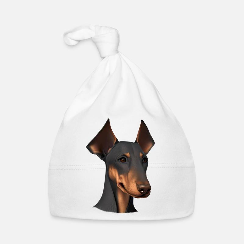Doberman Doberman chiot chien Doberman dresseur Bonnet bio Bébé
