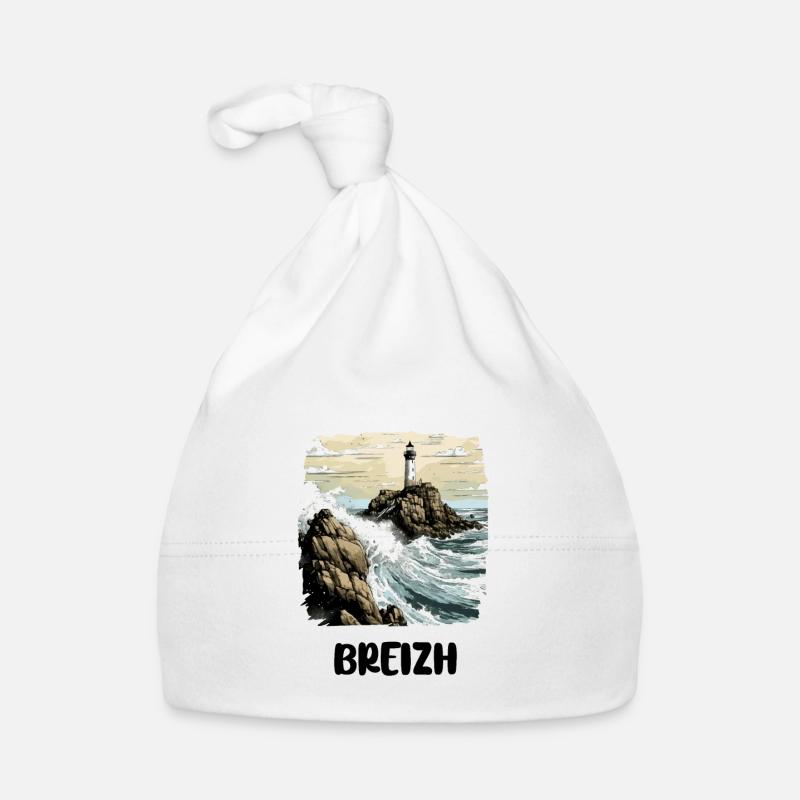 Breton Lighthouse Organic Baby Cap