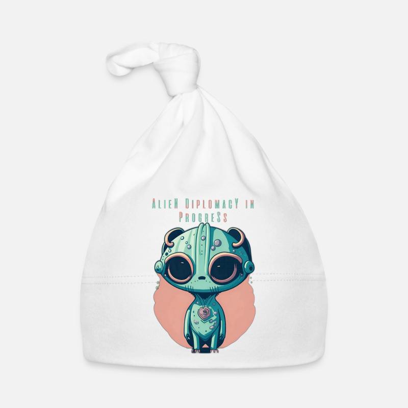 Alien Diplomacy in Progress Organic Baby Cap