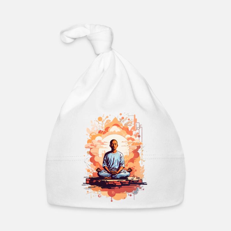 Meditation exercise Organic Baby Cap