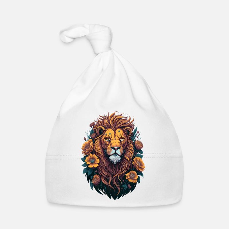 Lion Organic Baby Cap
