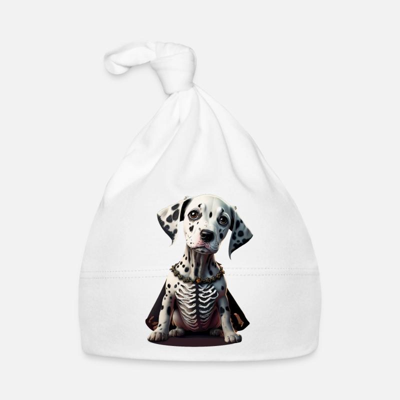 Dalmatien d’Halloween Bonnet bio Bébé