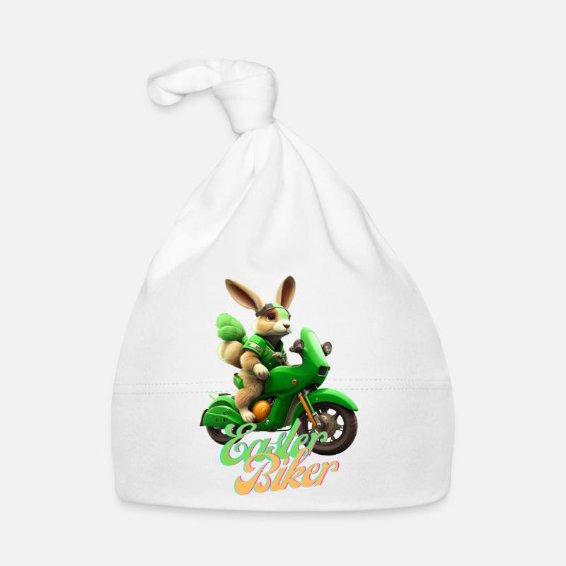 Easter Biker - Der Osterhase wird zum Biker Baby Bio-Mütze