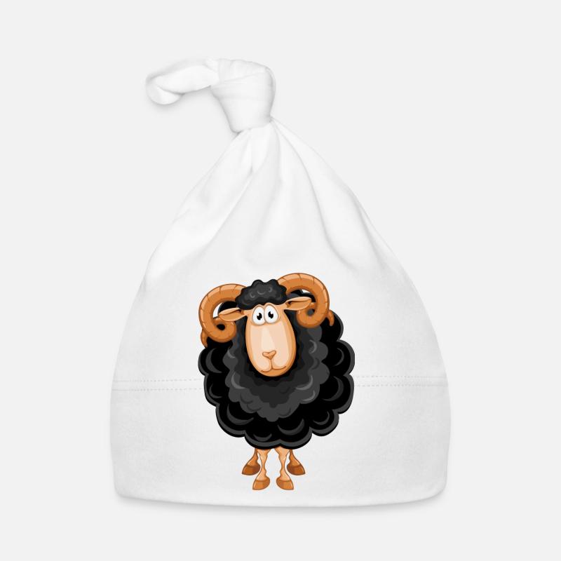 Sheep, Black Sheep, Sheep Humor Organic Baby Cap