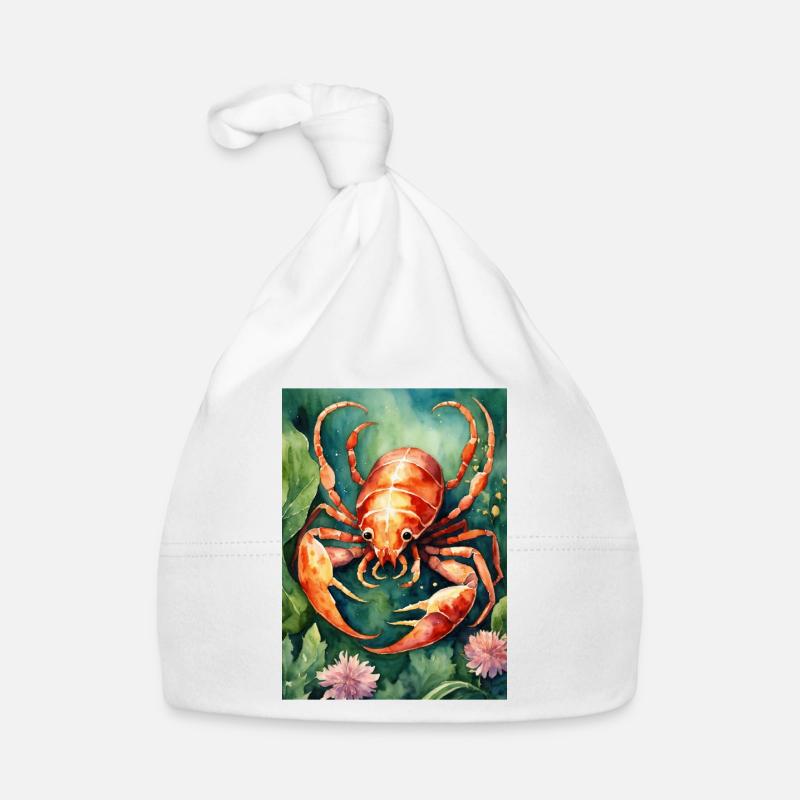Sternzeichen Skorpion Baby Bio-Mütze