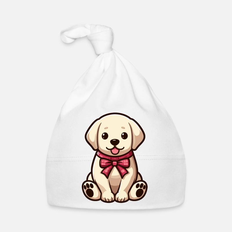 Mignon petit chien - Labrador Bonnet bio Bébé
