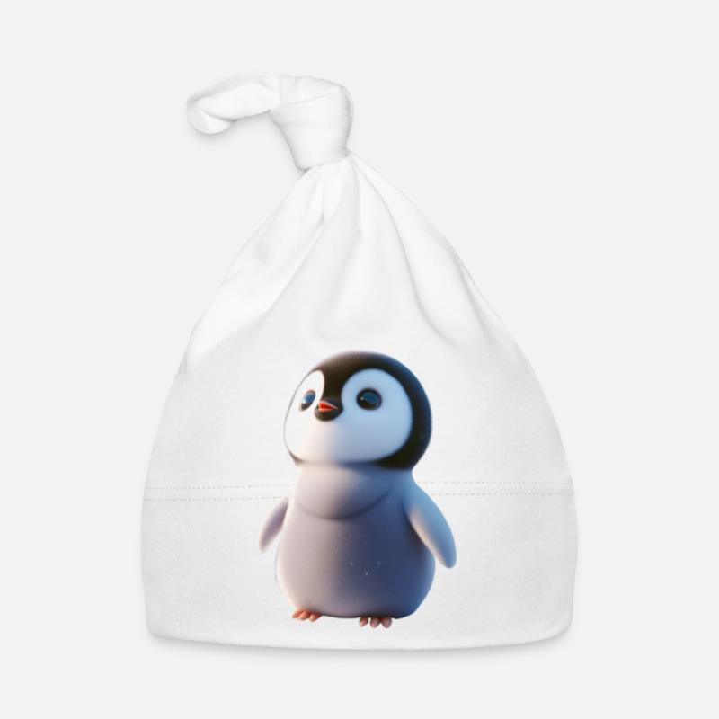 Pinguin Baby Bio-Mütze