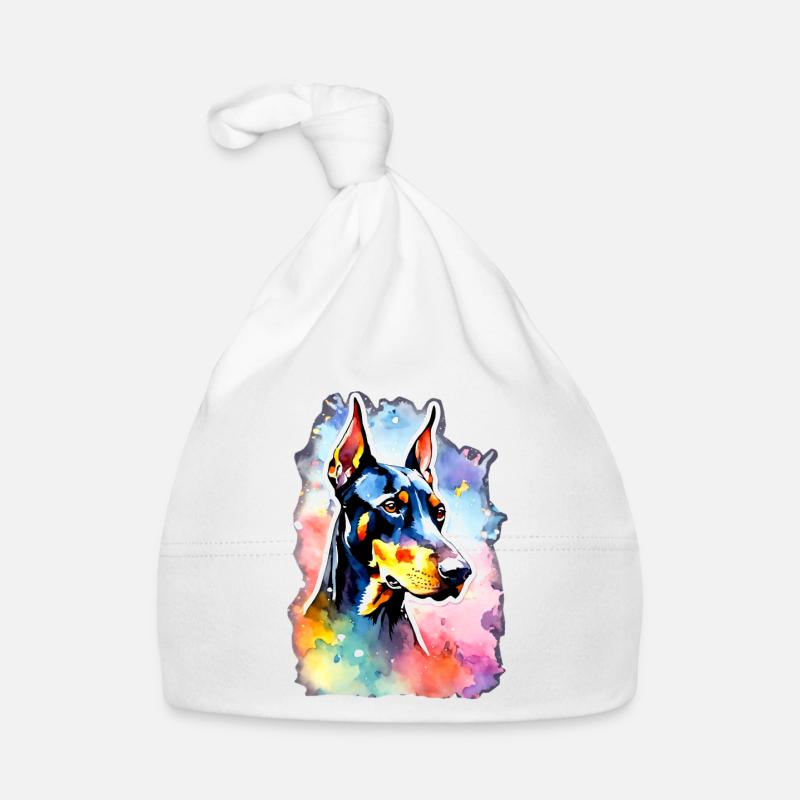 Doberman chien Doberman Bonnet bio Bébé