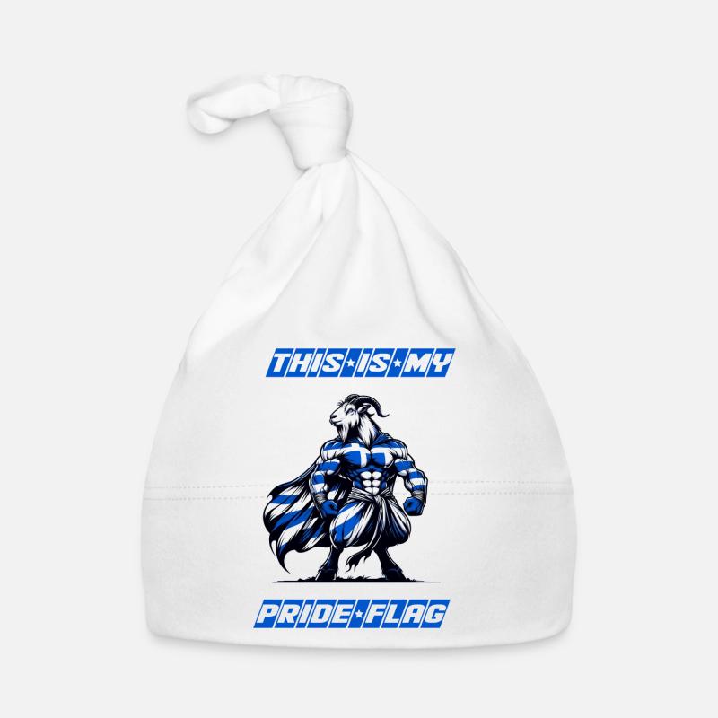 C'est mon fier drapeau, la Grèce Bonnet bio Bébé