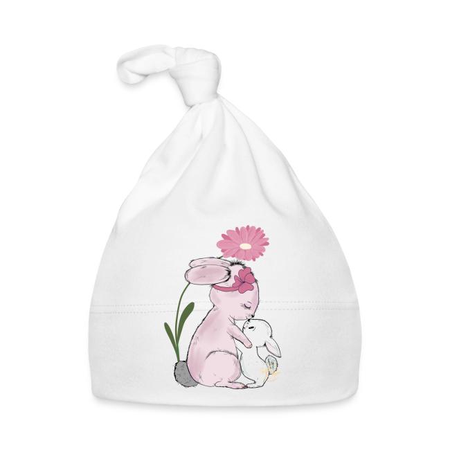 Süßes Hasendesign Mutter mit Kind