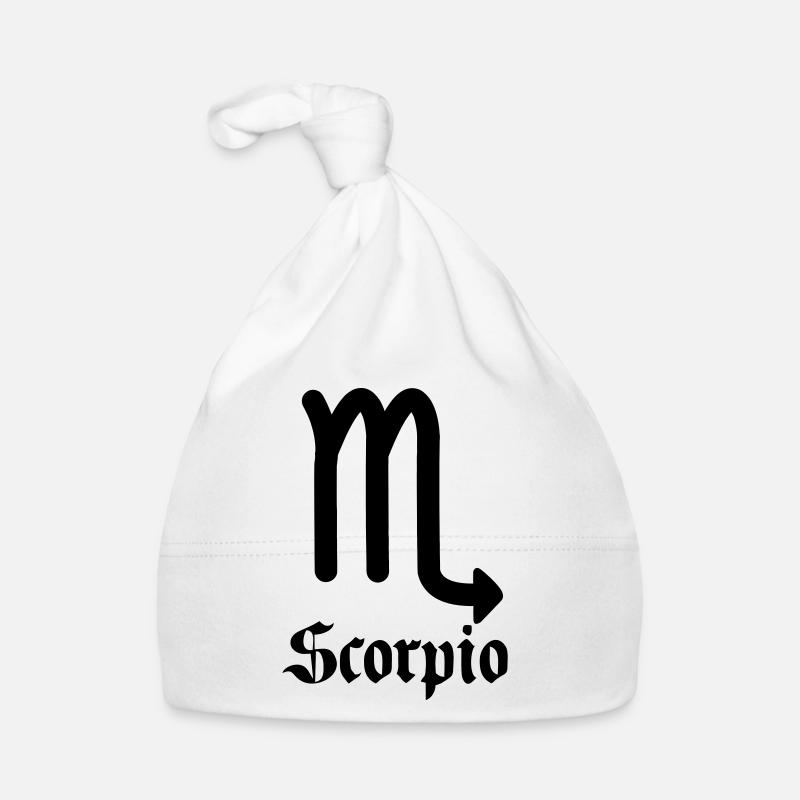 Zodiac sign Scorpio Organic Baby Cap