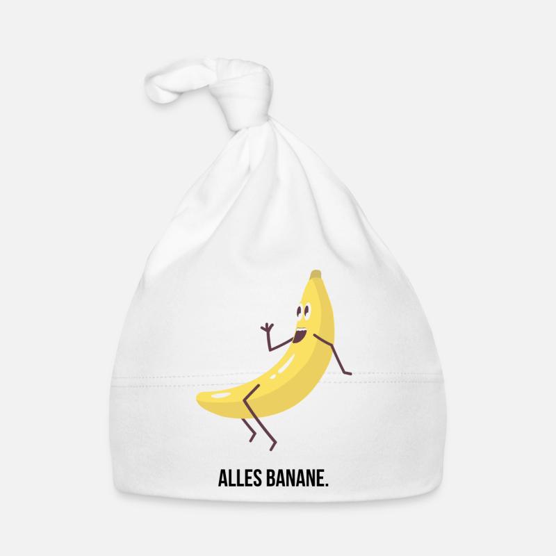 C’est de la banane. - Bonnet bio Bébé - blanc