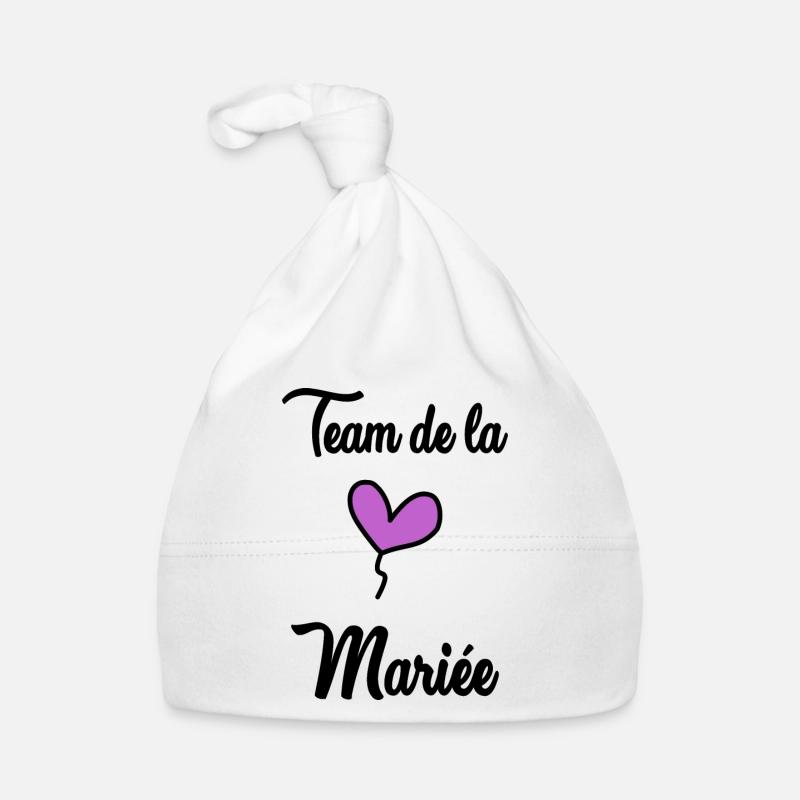 WEDDING. BRIDE-TO-BE. Bachelorette party. TEAM. TEAM MARIEE Organic Baby Cap
