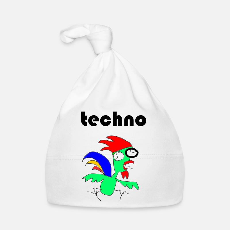 techno henne Baby Bio-Mütze