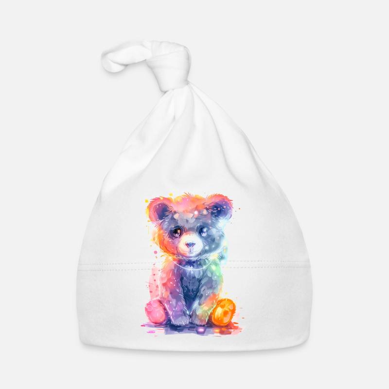 Neon Baer Baby Bio-Mütze