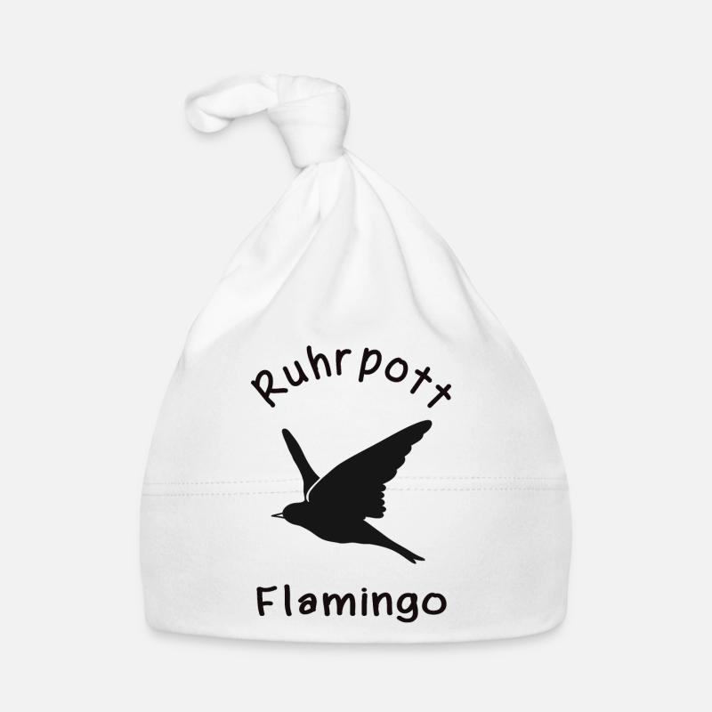 Flamant rose de Ruhrpott Bonnet bio Bébé