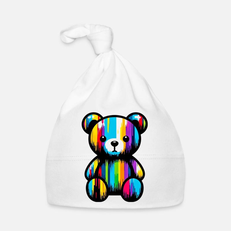 Orso Orsacchiotto Teddy Bear Organic Baby Cap