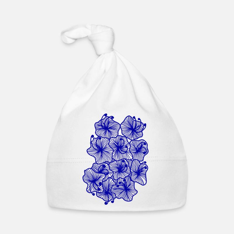 Blumen Baby Bio-Mütze