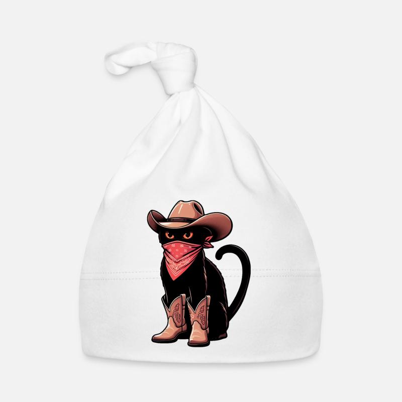 Chat cowboy Bonnet bio Bébé