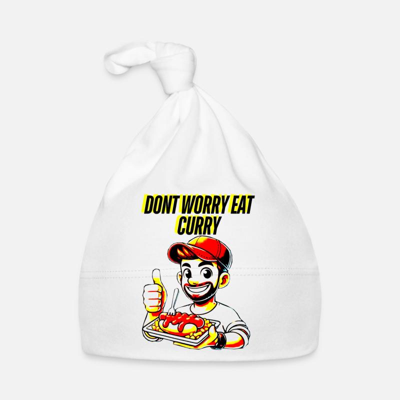 Curry love and everything will be fine Organic Baby Cap