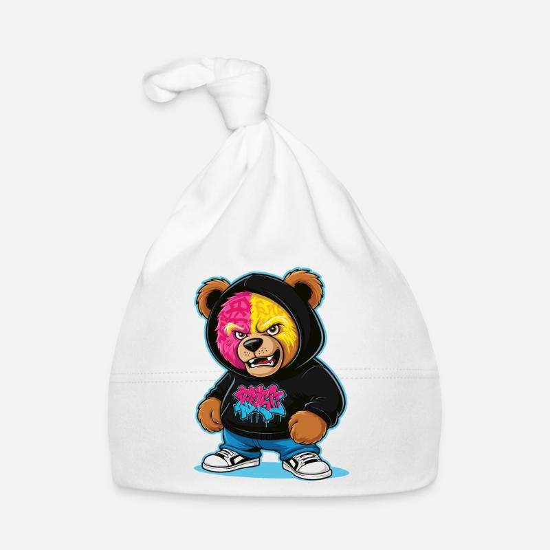 Grummelige Bär Baby Bio-Mütze
