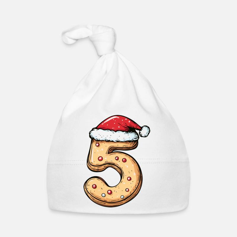 Biscuit de Noël à 5 chiffres Bonnet bio Bébé