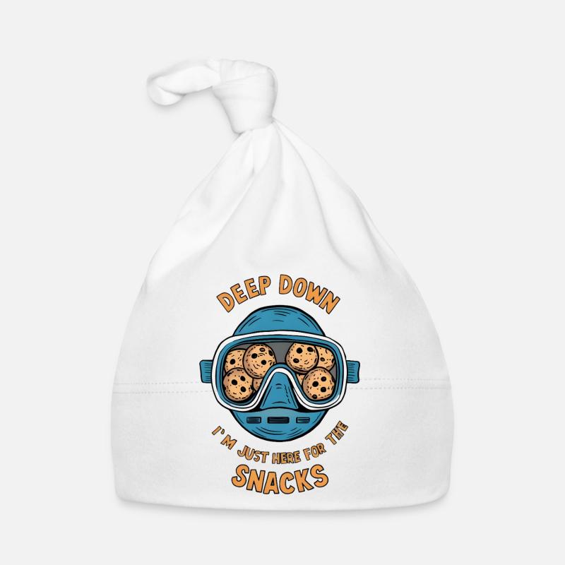 I Dive Deep for Snacks Baby Bio-Mütze