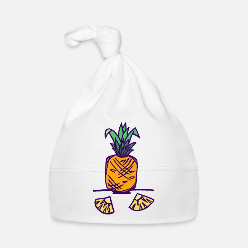 Ananas mit Scheiben Baby Bio-Mütze