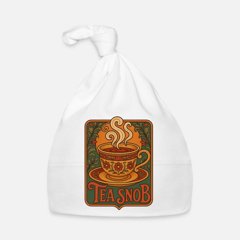 Panneau décoratif vintage Tea Snob Bonnet bio Bébé
