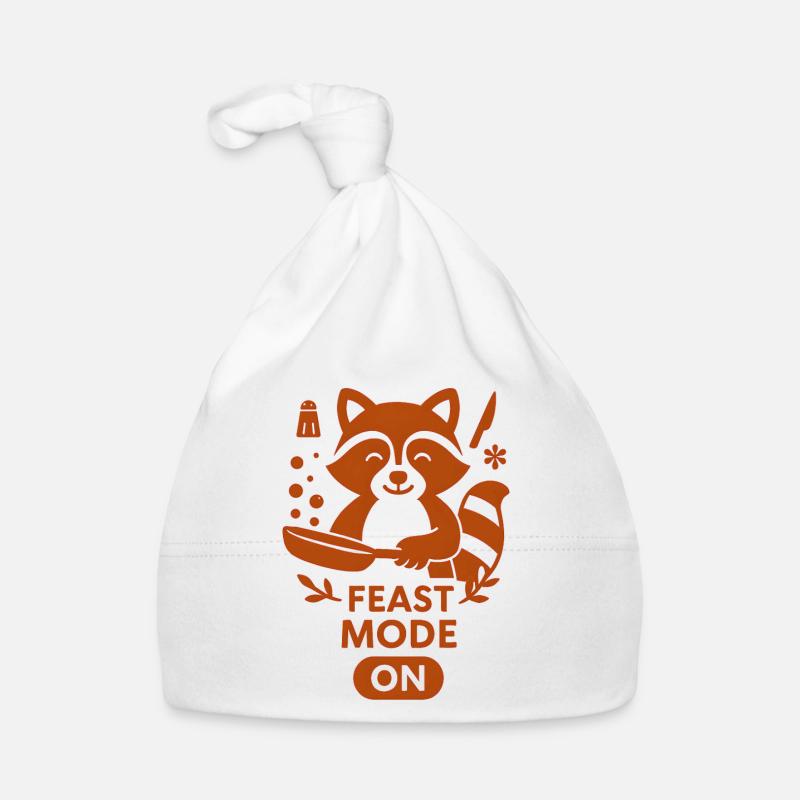 conception drôle de chapeau de chef raton laveur Bonnet bio Bébé