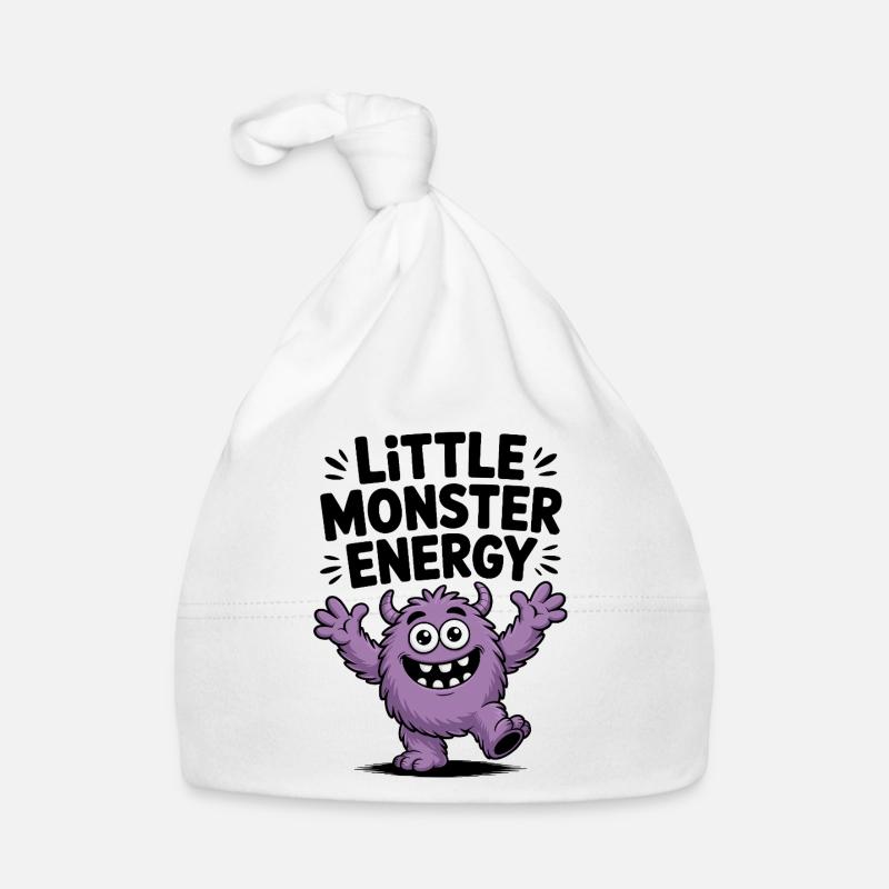 Énergie du petit monstre Bonnet bio Bébé