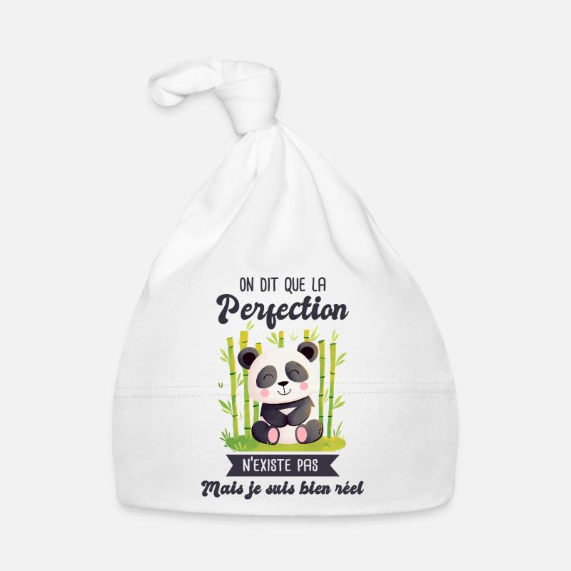 panda mignon naissance bébé. Bonnet bio Bébé