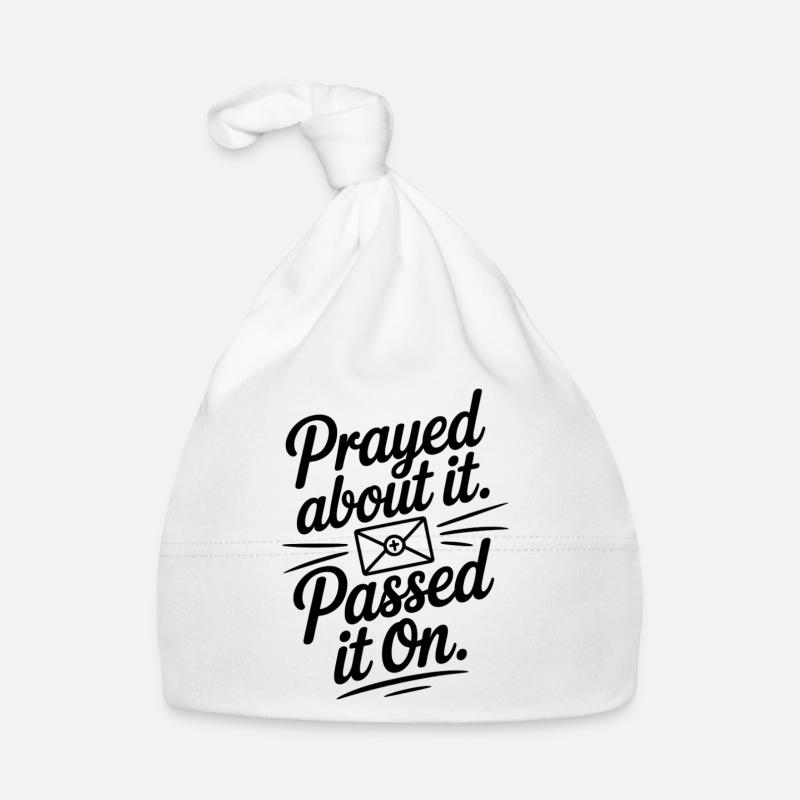 Prayed About It Passed It On Gebet Baby Bio-Mütze