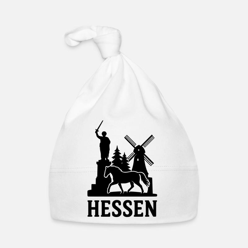 hessen silhouette Baby Bio-Mütze